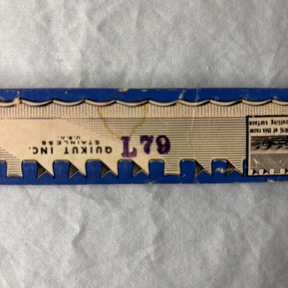 Vintage Quikut Quikkle Knife USA Chefs Slicing Bread Frozen Carving Food Blade - Picture 7 of 9